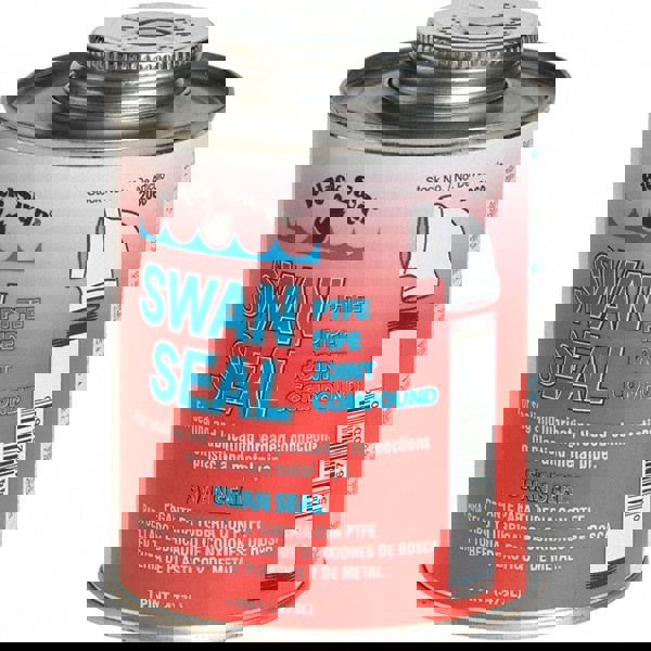 Pipe Thread Sealant: White, 1 pt Can